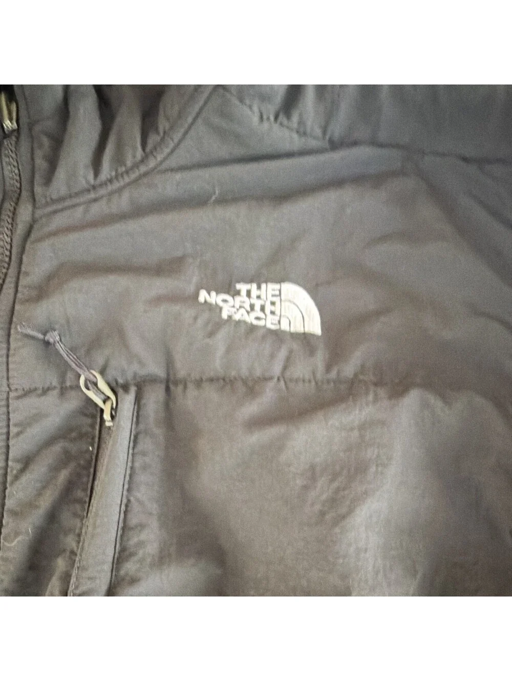 The North Face Men's Black Solid Hooded Full Zip Fleece Jacket Zipped Pockets XL